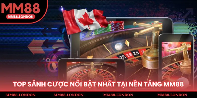 Top những sảnh cược nổi bật nhất tại nền tảng MM88